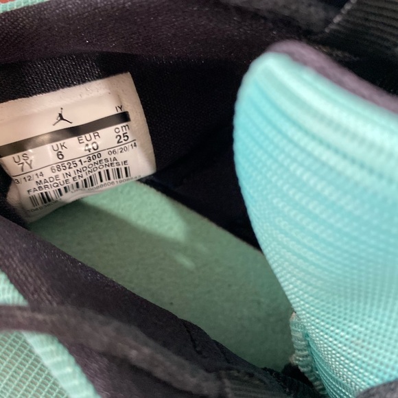 NIKE AIR JORDAN FUTURE GG BLEACHED TURQUOISE SHOE - Picture 7 of 16